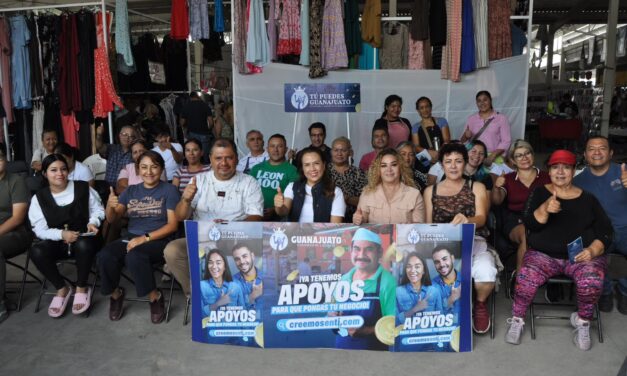 Llevan programa «Tú Puedes Guanajuato» a tianguis y mercados