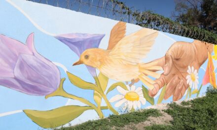 Con mural, SAPAP llama al cuidado del agua