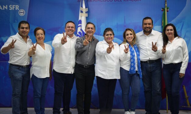 Lucía Díaz y Toño Navarro buscan dirigencia PAN San Francisco del Rincón