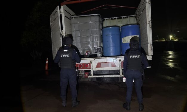 Aseguran FSPE más de 19 mil litros de combustible