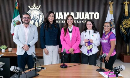 «En Guanajuato impulsamos a nuestros deportistas»: Libia Dennise
