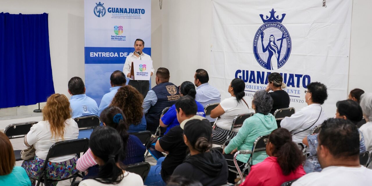 Rehabilitan espacios en San Francisco del Rincón