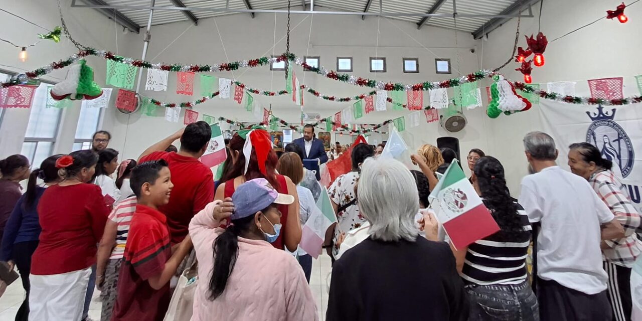 Celebran fiestas patrias en Centro Nuevo Comienzo
