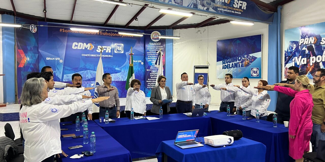 Instalan comité PAN de San Francisco del Rincón 2025-2028