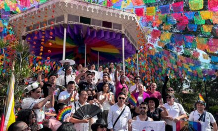 Marcha comunidad LGBTQ+ en Purísima del Rincón