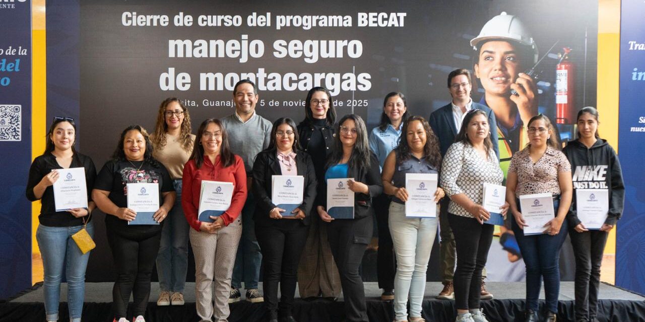 Guanajuato capacita a mujeres en manejo seguro de montacargas