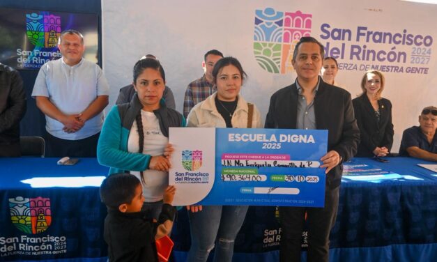Apoyan a 29 escuelas de San Francisco del Rincón