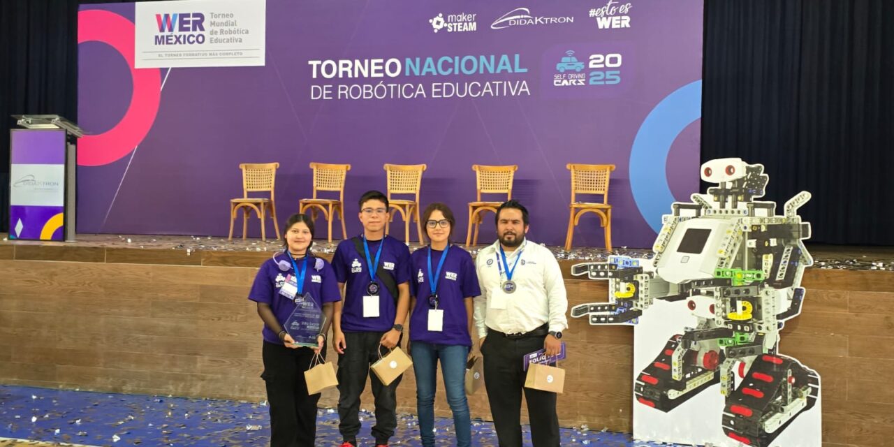 Estudiantes del Tec Purísima ganan competencia de robótica, irán a China