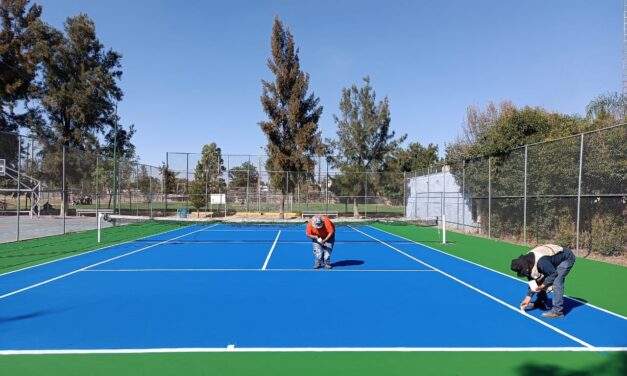 Recuperan espacios deportivos en Purísima del Rincón