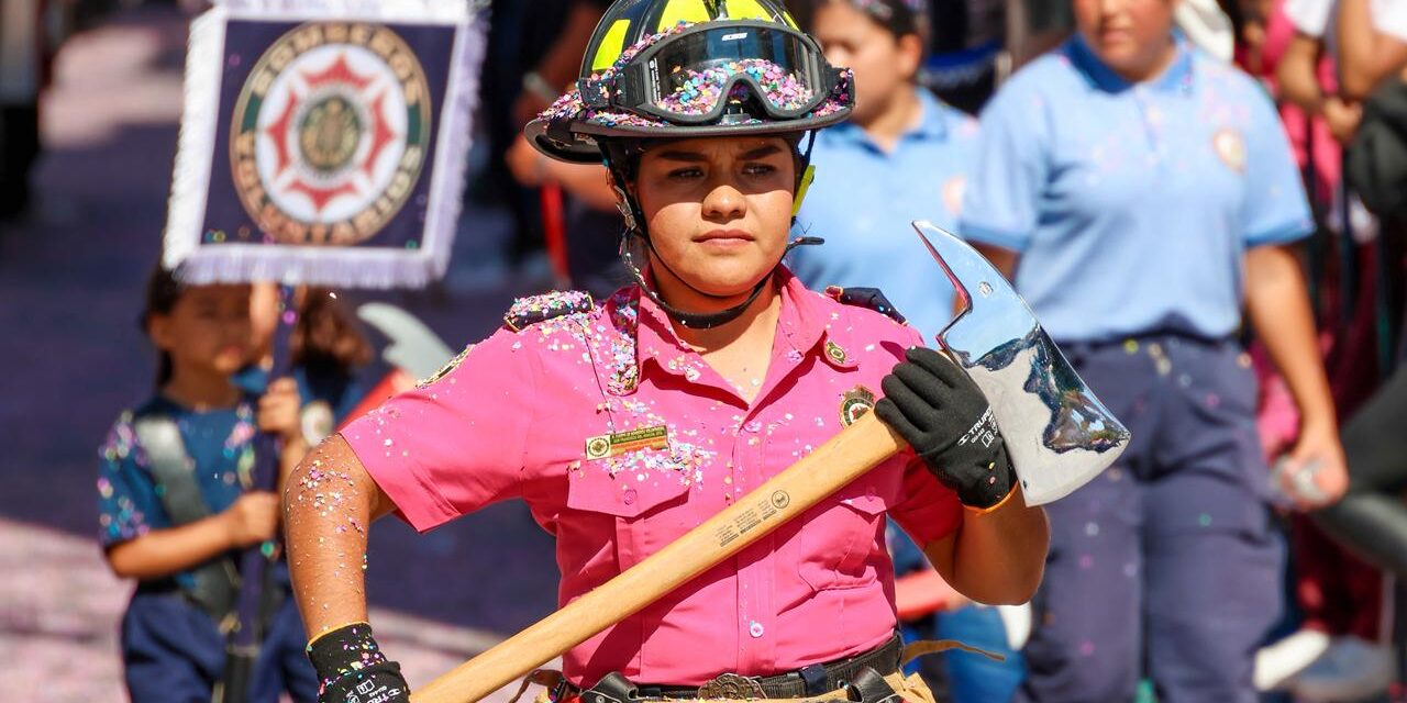 Realizan desfile en San Francisco del Rincón; conmemoran 115 aniversario de la Revolución