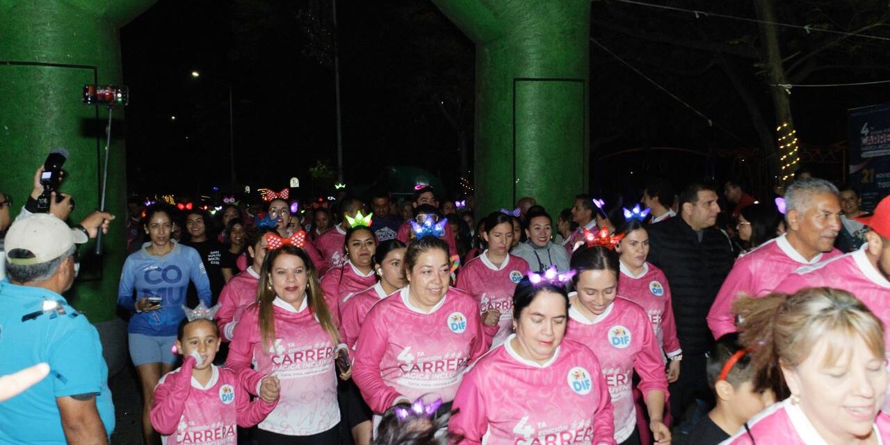 Cientos asisten a la 4ta edición de la Carrera Mágica Incluyente