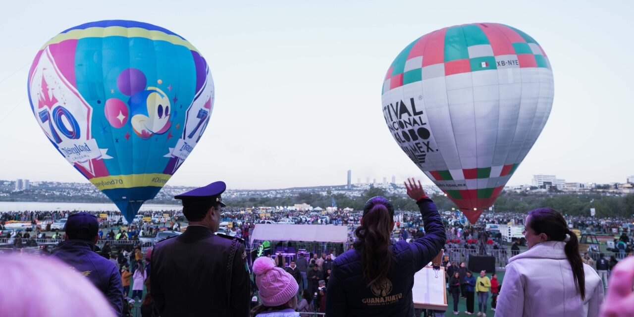 Inauguran Festival del Globo con acceso gratuito para la población