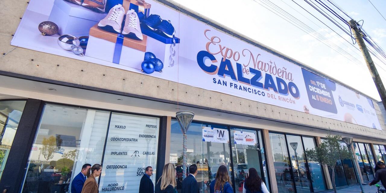 Inauguran Expo Navideña de Calzado en San Francisco del Rincón