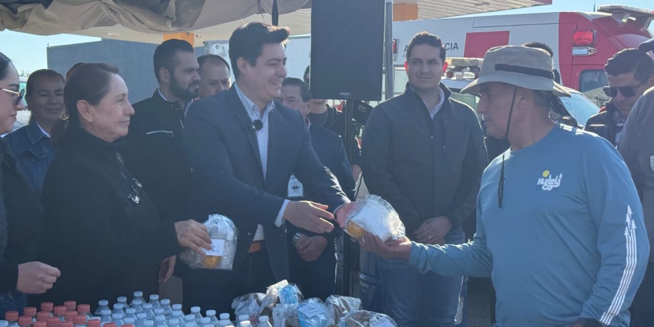 Reciben a peregrinos en Manuel Doblado