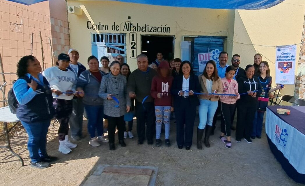 Inauguran centro educativo de alfabetización en Purísima