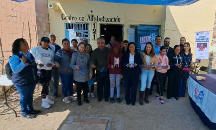 Inauguran centro educativo de alfabetización en Purísima