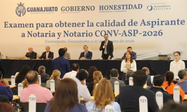 Avanza proceso para aspirantes a notarias y notarios en Guanajuato