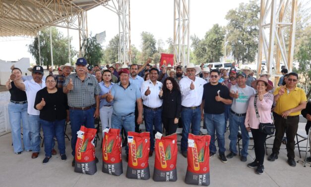 Apoyan al campo de Purísima con semilla de calidad