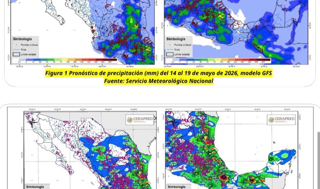Preven lluvias fuertes en Guanajuato