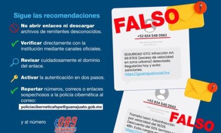 Advierten sobre posible fraude con mensajes de infracciones y fotoinfracciones