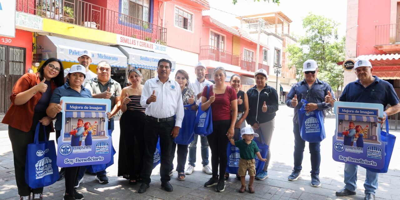 Mejoran imagen de comercios de Purísima del Rincón