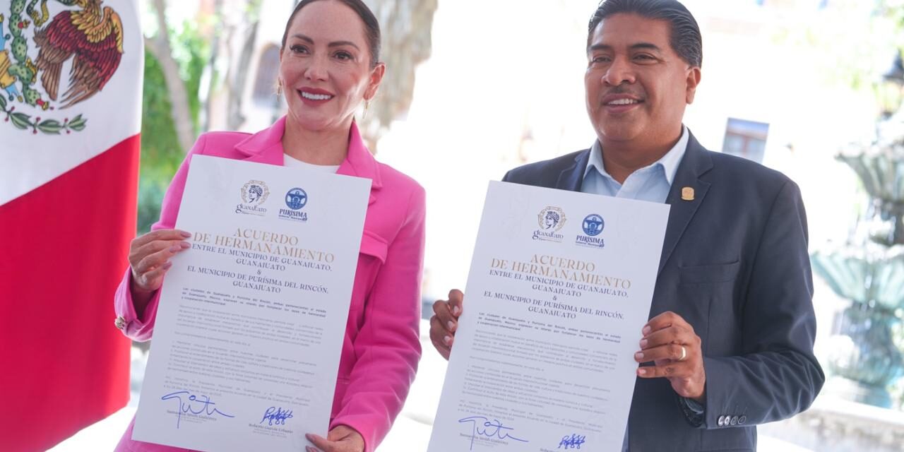 Purísima del Rincón y Guanajuato capital, se hermanan oficialmente