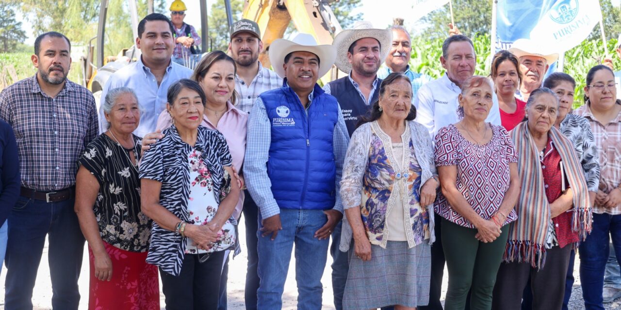 Inicia segunda etapa de camino rural en Purísima del Rincón