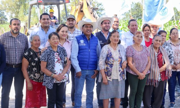 Inicia segunda etapa de camino rural en Purísima del Rincón