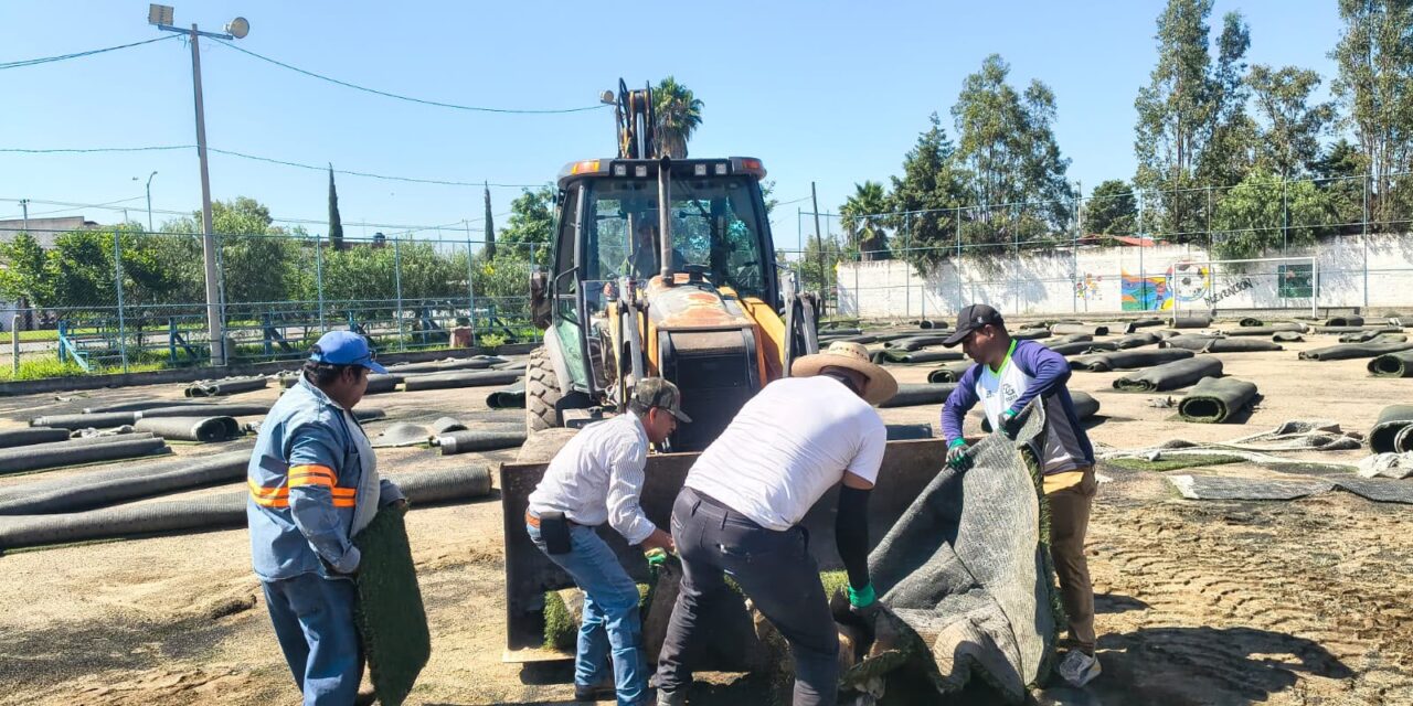 Comienza restauración de Cancha de Futbol uruguayo en Manuel Doblado