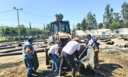 Comienza restauración de Cancha de Futbol uruguayo en Manuel Doblado