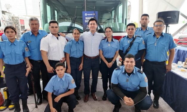 Entregan motobomba a bomberos de Manuel Doblado
