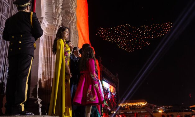 Gobernadora conmemora el Grito de la Independencia en Dolores Hidalgo
