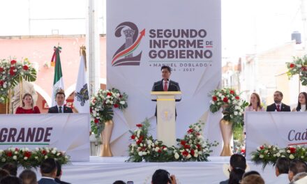 «Tenemos resultados […] hoy tenemos rumbo»; Alfaro Reyes en su segundo Informe de Gobierno