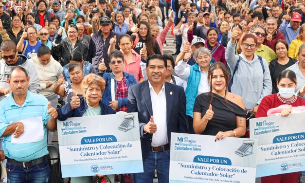 Calentadores solares mejoran economía en hogares de Purísima