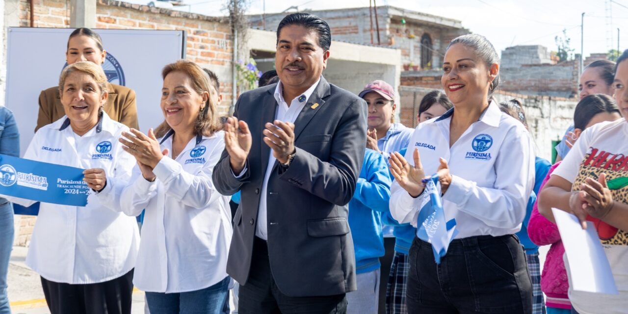 Mejora conectividad en colonia del Carmen, en Purísima