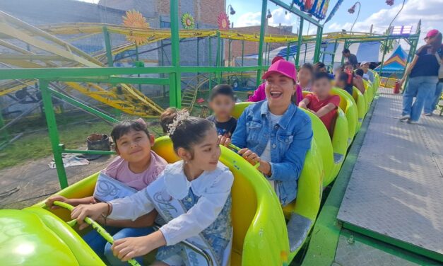 Niñas, niños y adolescentes disfrutan gratis de la Feria de Purísima del Rincón